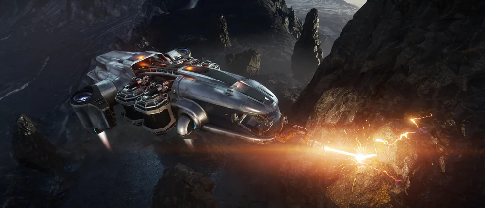 MISC Prospector mining ship
