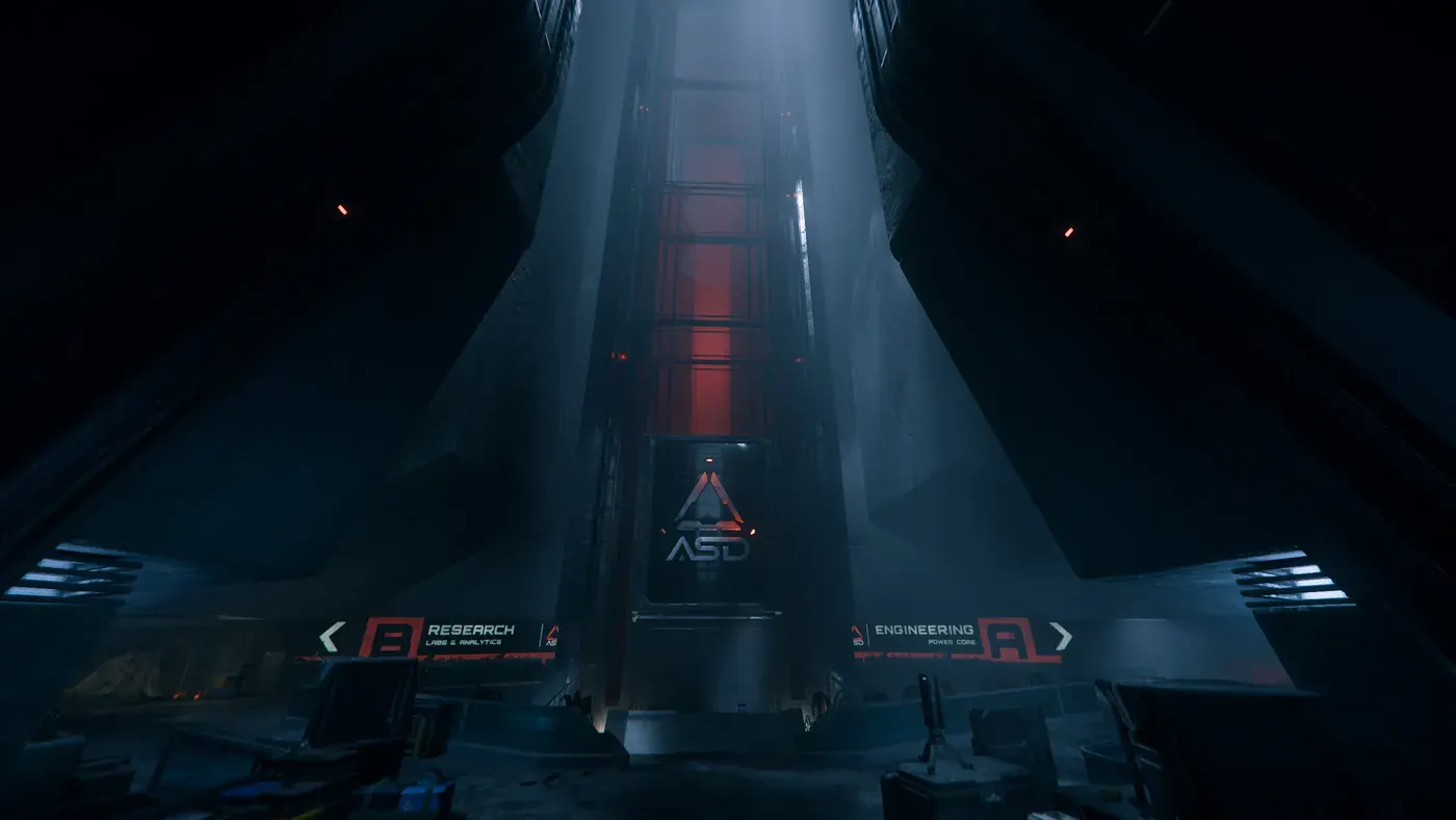 The Onyx Facility lobby with its defective central elevator and reception desk