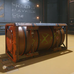 Detatrine cargo container render