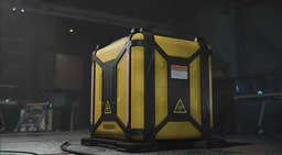 Waste cargo container render