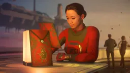 Year of the Dog Envelope cargo container render