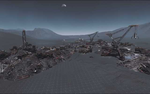 In-game screenshot of the Devlin Scrap and Salvage commodity terminal, Euterpe, MicroTech, Stanton